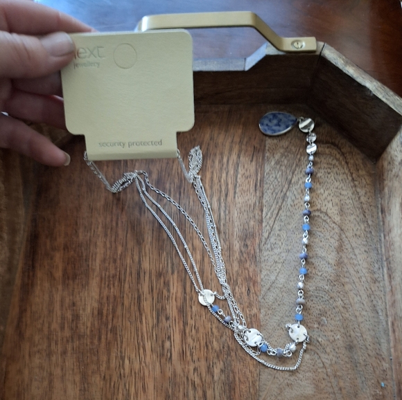 New Next Jewelry Multi Layer Length Crystal Chain Necklace. - Picture 5 of 11